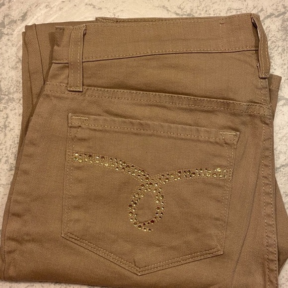 NYDJ Tan Straight Leg Jeans- NWOT! - Picture 8 of 9